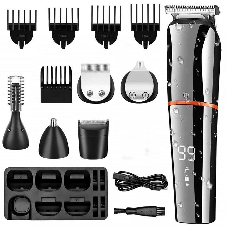 دستگاه ماشین اصلاح موی سر و صورت و بدن (شیور و تریمر ۶ کاره) برند GROOMING KIT مدل LK-860