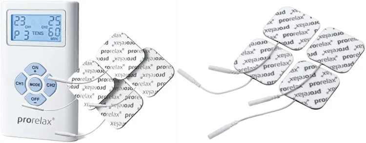 تنس الکتریکی فیزیوتراپی برند : prorelax مدل: TENS+EMS DUO electrostimulation