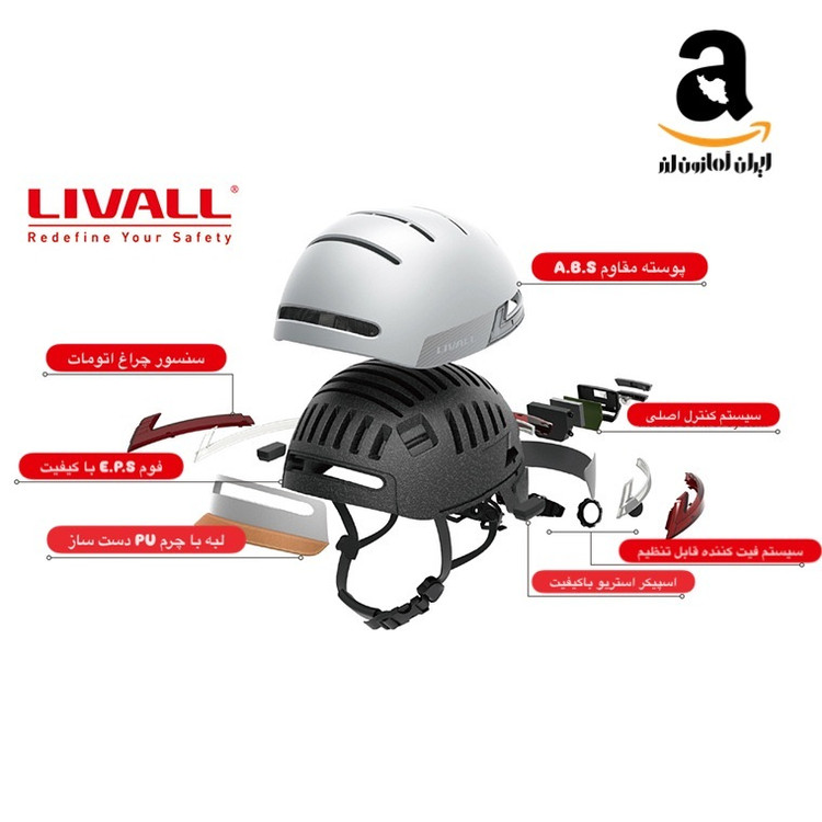 کلاه ایمنی هوشمند دوچرخه برند LIVALL BH51 T NEO سفارش اروپا