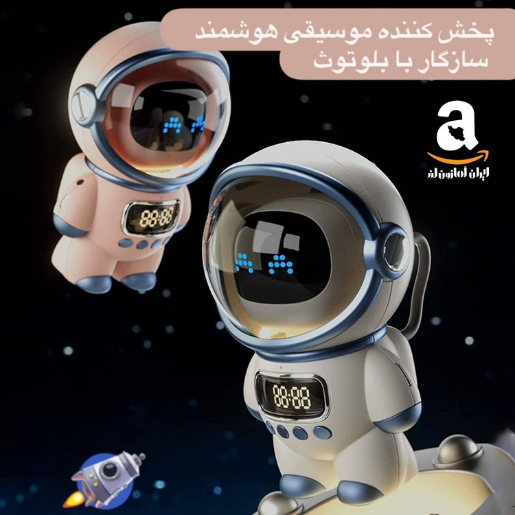 رادیو پخش بلوتوثی استریو و ساعت برند : DODO مدل SZMDK