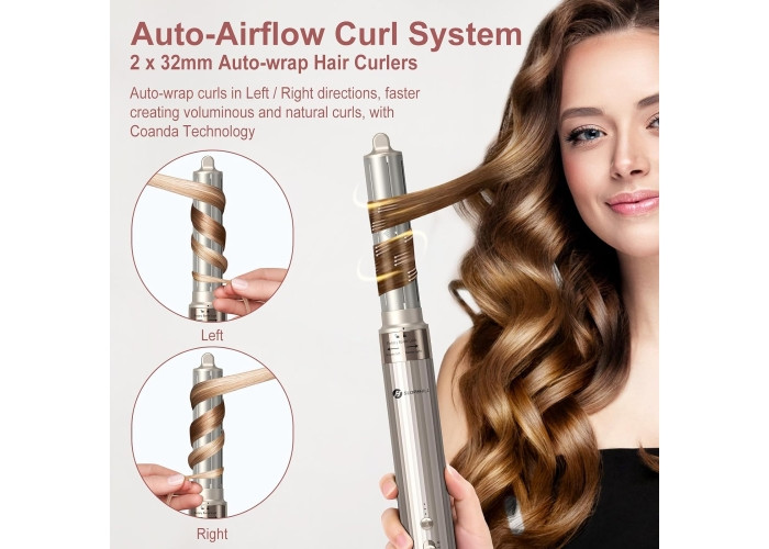 سشوار حرفه ای 5 کاره یونی Air styler آلمانی برند SLOPEHILL مدل F8B