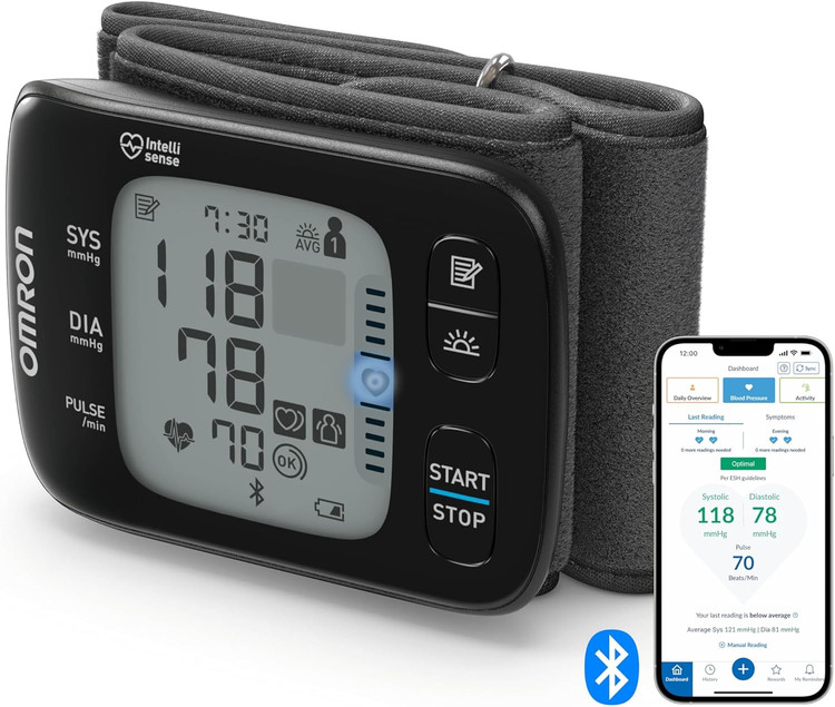فشار سنج مچی بلوتوث دار امرون (OMRON) مدل : RS7 Intelli IT (اورجینال)