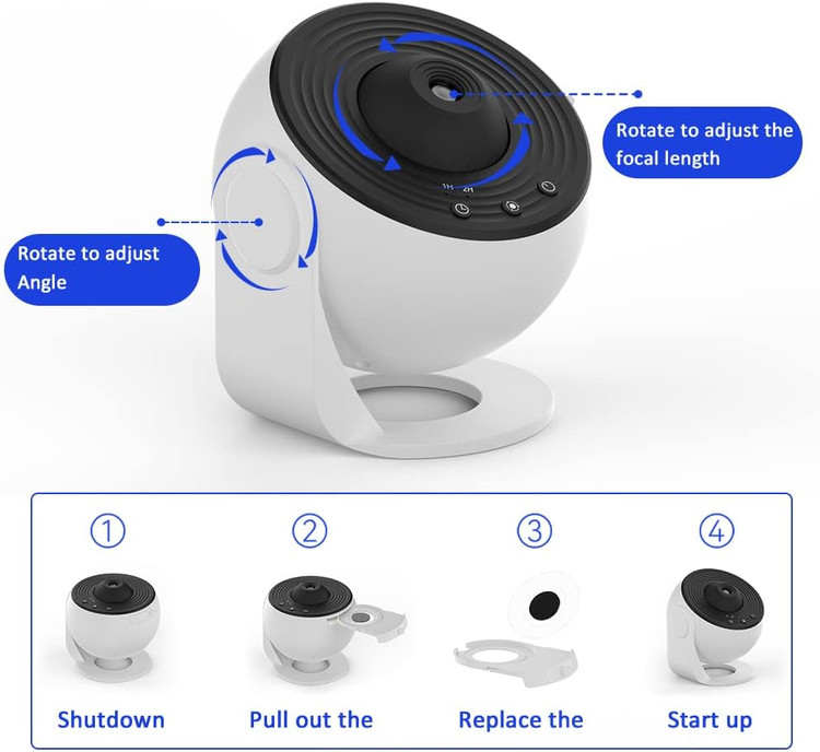 پروژکتور کهکشانی برند Galaxy Projector مدل BL-DQY02