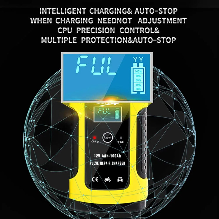 شارژر باتری خودرو برند : NWOUIIAY مدل : NWOUIIAY Car Battery Charger