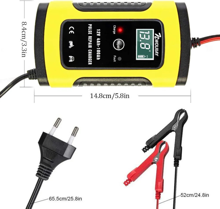 شارژر باتری خودرو برند : NWOUIIAY مدل : NWOUIIAY Car Battery Charger