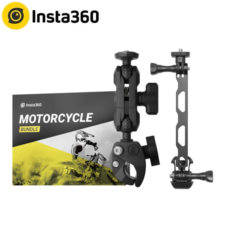 کیت اورجینال موتور سیکلت اینستا برند : insta 360 MOTORCYCLE MOUNT BUNDEL