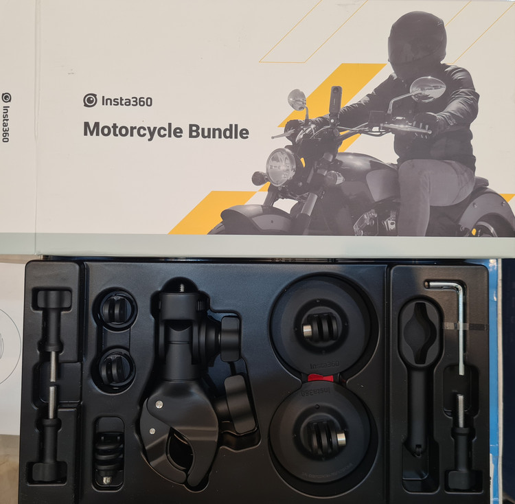کیت موتورسیکلت دوربین اینستا برند : insta 360 MOTORCYCLE BUNDEL