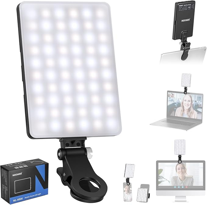 ویدیو لایت نیور برند : NEEVER مدل : NL-60AI Mobile Phone Video Light