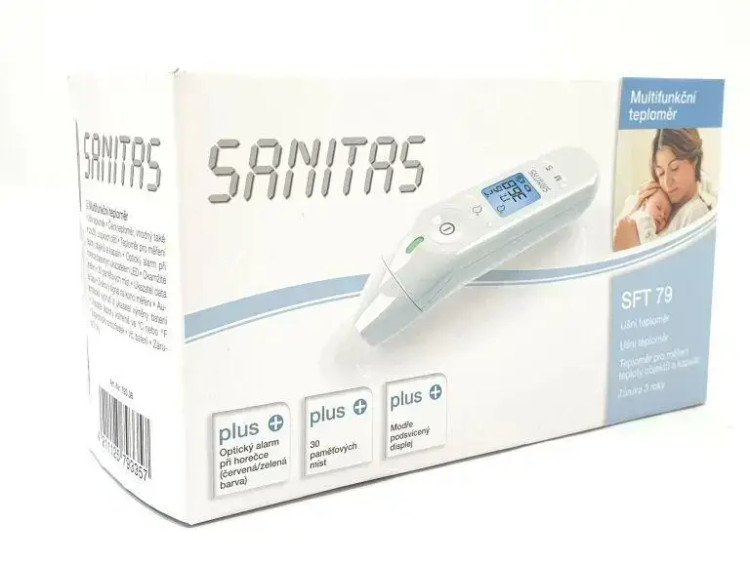 تب سنج و دماسنج چندمنظوره دیجیتال SANITAS مدل SFT 79
