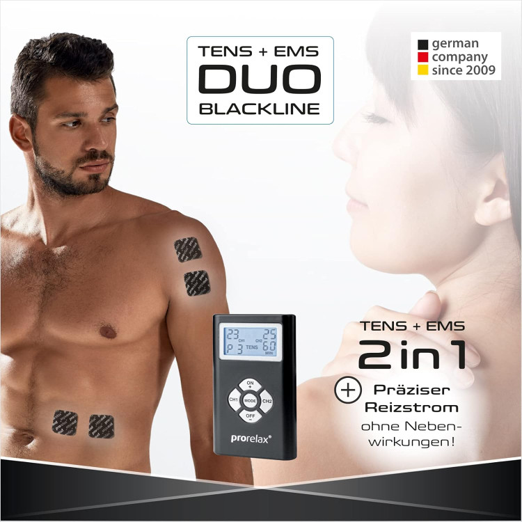 تنس الکتروتراپی و ورزشی آلمانی برند : PRORELAX مدل : TENS/EMS Duo Sportslife
