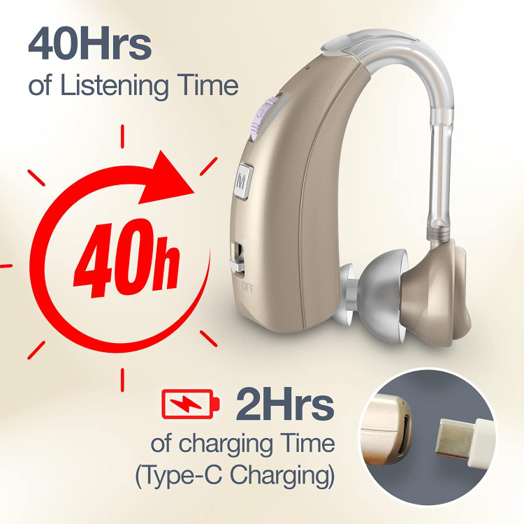 سمعک (دستگاه صدای دیجیتال شارژِی) برند Delmicure مدل Del-1303S