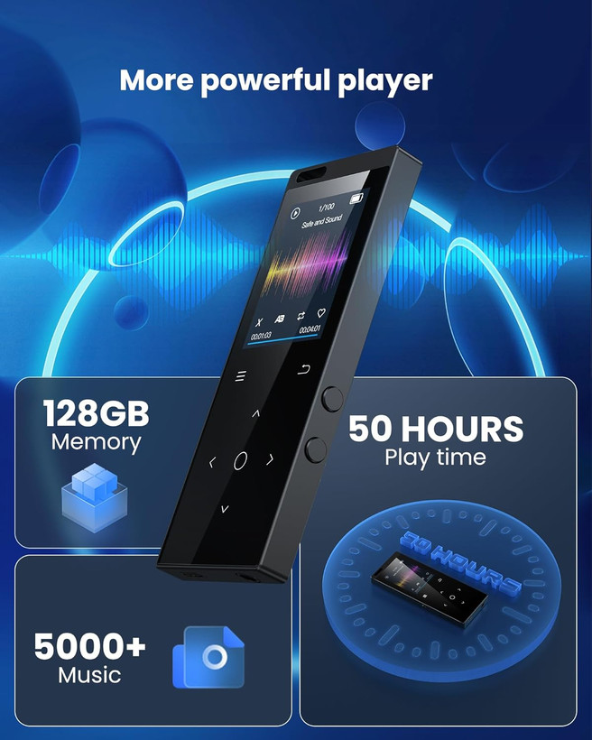 پخش کننده موسیقی چندمنظوره 128GB برند : Dodosoul مدل : M800