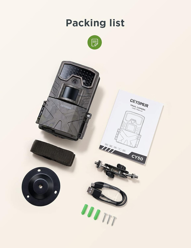 دوربین تله ای حیاط وحش سیمور برند : CEYOMUR مدل : CY50 Trail Camera