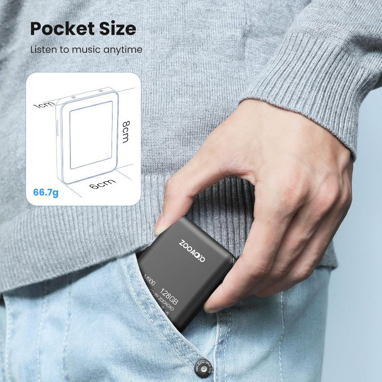 پخش کننده موسیقی چندمنظوره 128GB برند : ZOOAOXO مدل : M900