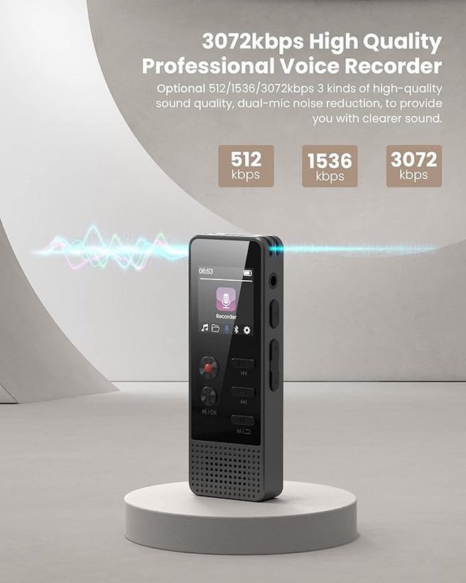 ضبط کننده دیجیتال صدا (چندمنظوره) 128GB برند : ZOOAOXO مدل : V200