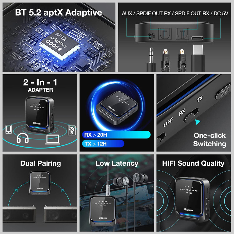 فرستنده و گیرنده بلوتوث برند : BlitzMax مدل : BM-BT06