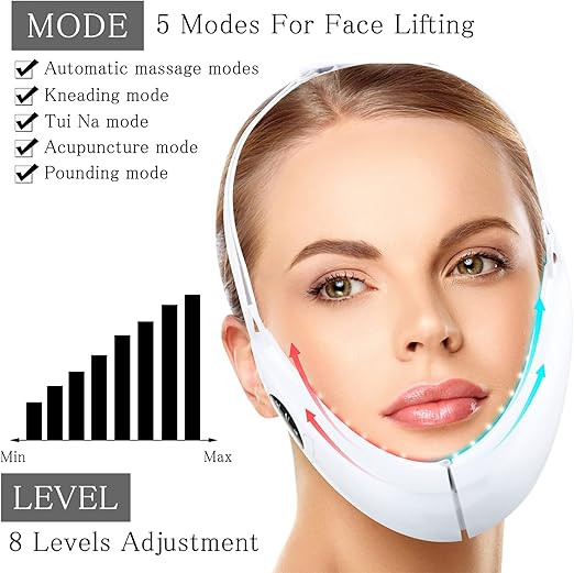 ماساژور صورت وی شکل و رفع غبغب V Face Beauty Meter
