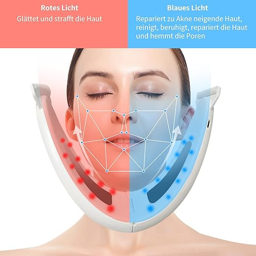ماساژور صورت وی شکل و رفع غبغب V Face Beauty Meter