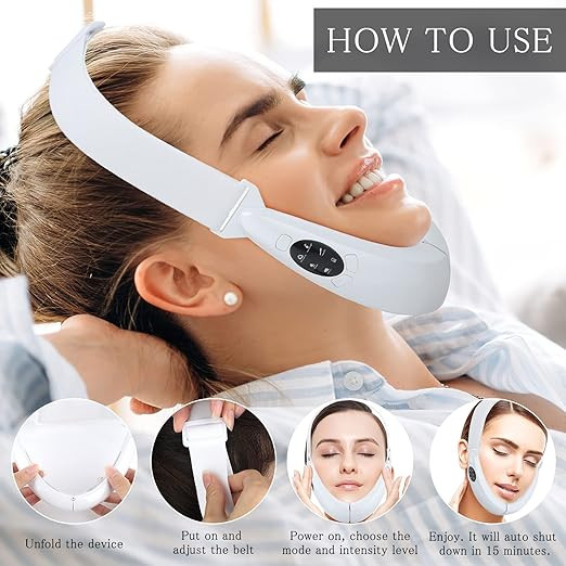 ماساژور صورت وی شکل و رفع غبغب V Face Beauty Meter