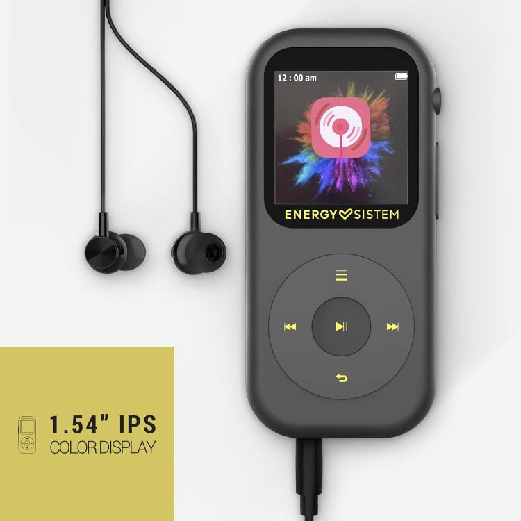 پخشکننده MP4 دستی با بلوتوث و رادیو FM ؛ 16GB برند : ENERGY SISTEM مدل : Handy Bluetooth MP4 Player with FM Radio