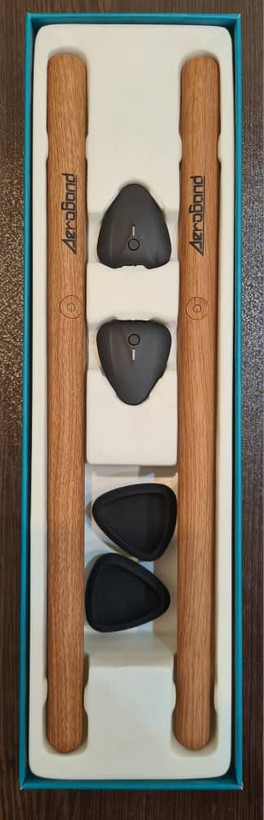 کیت درام الکترونیکی چوبی قابل حمل بی صدا برند AeroBand مدل PocketDrum2 PD2