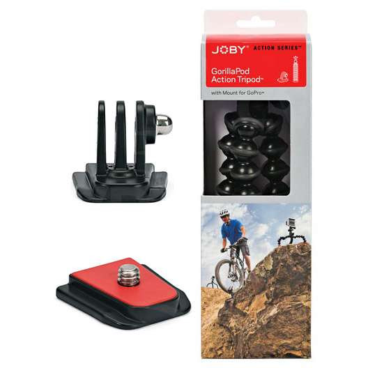 سه پایه انعطاف پذیر دوربین های ورزشی Joby GorillaPod Action Tripod