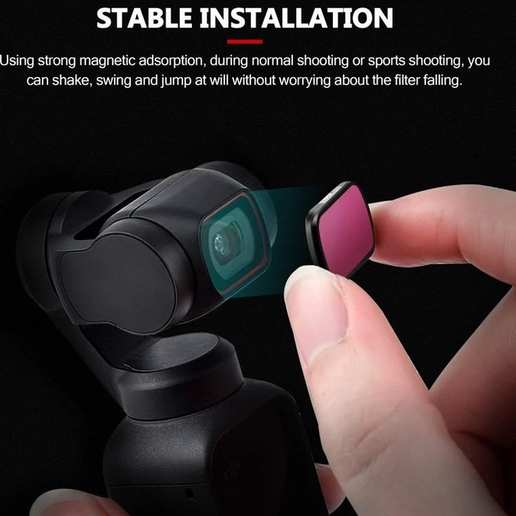 فیلتر چهار عددی برند : STARTRC برای DJI Osmo Pocket 2 / Pocket