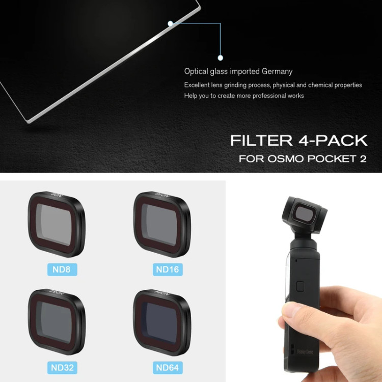 فیلتر چهار عددی برند : STARTRC برای DJI Osmo Pocket 2 / Pocket