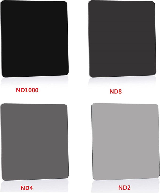 فیلتر چگالی خنثی 0.3 شیشه نوری ND2 فوق باریک 100x100mm برند FOTGA