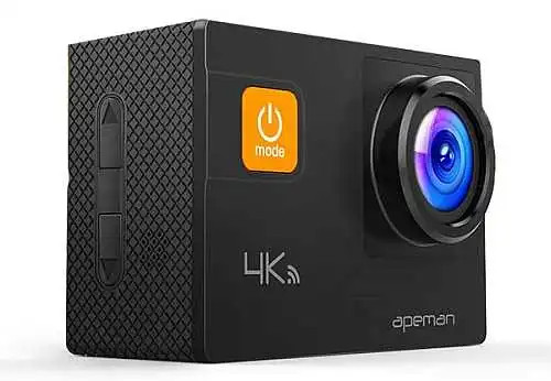 دوربین ورزشی اکشن کمرا، ضد آب و ۴K برند : apeman مدل : A80