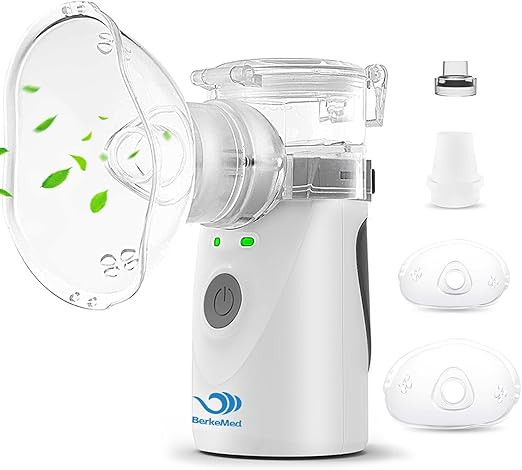 نبولایزر قابل حمل Mesh Nebulizer برند : BerkeMed مدل : YM-3R9۰۱ (سفارش آمازون اروپا)