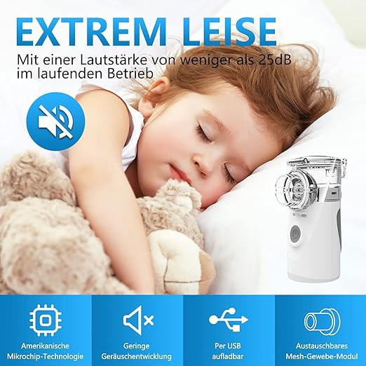 نبولایزر قابل حمل Mesh Nebulizer برند : BerkeMed مدل : YM-3R9۰۱ (سفارش آمازون اروپا)