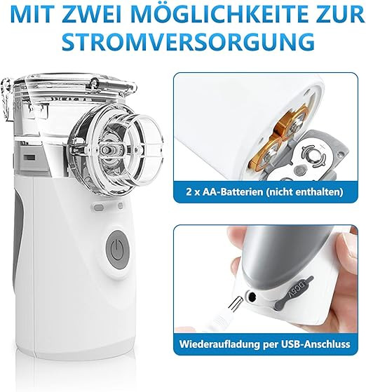 نبولایزر قابل حمل Mesh Nebulizer برند : BerkeMed مدل : YM-3R9۰۱ (سفارش آمازون اروپا)