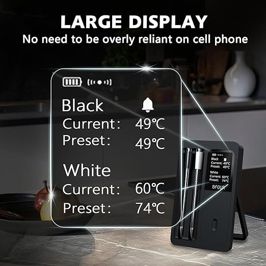 دماسنج گوشت بیسیم دیجیتال برند : BFOUR مدل : BF-40 Pro