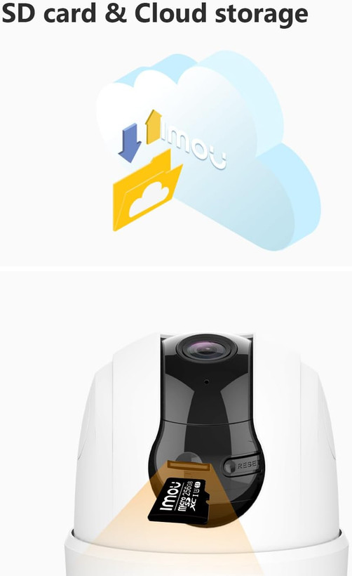 دوربین مداربسته هوشمند وای فای 360 درجه داخلی Imou Ranger 2C (3MP) 2K با قابلیت تشخیص انسان (سفارش آمازون اروپا)