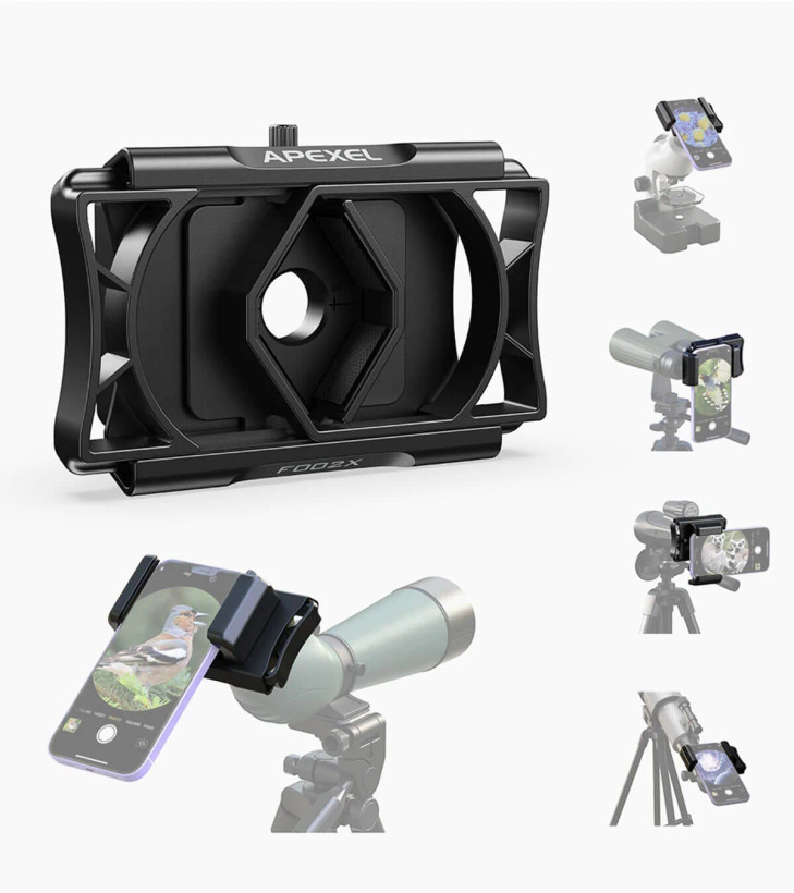 (گیره لنز موبایل) نگهدارنده موبایل اپیکسل برند : APEXEL مدل : APL-F002X