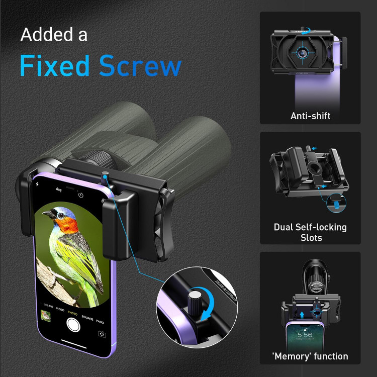 (گیره لنز موبایل) نگهدارنده موبایل اپیکسل برند : APEXEL مدل : APL-F002X