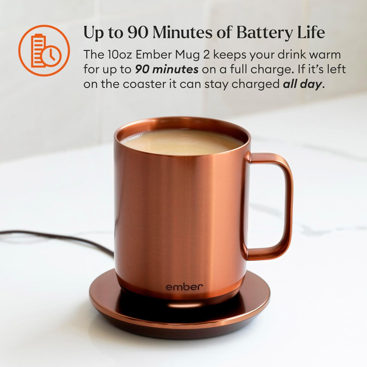 ماگ هوشمند امبر۲ برند Ember مدل Temperature Control Mug 2