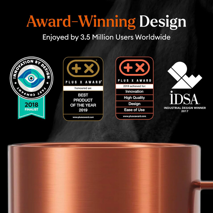 ماگ هوشمند امبر۲ برند Ember مدل Temperature Control Mug 2