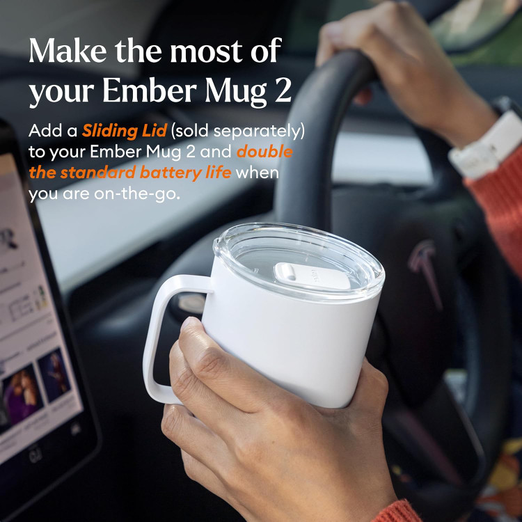 ماگ هوشمند امبر۲ برند Ember مدل Temperature Control Mug 2