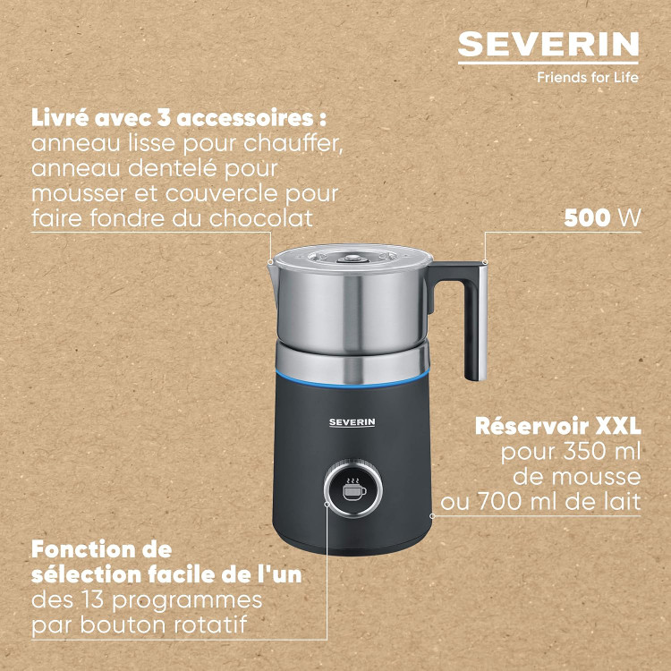 کفساز شیر القایی برند SEVERIN مدل Spuma 700 Plus