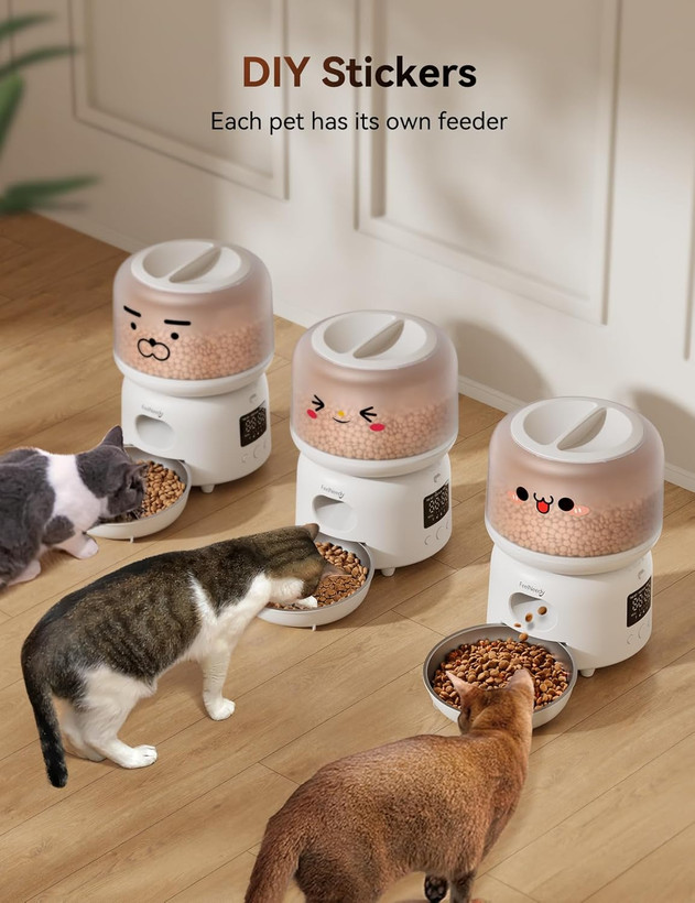 ظرف غذای اتوماتیک گربه و سگ، 3 لیتری برند FEELNEEDY مدل PTM-303