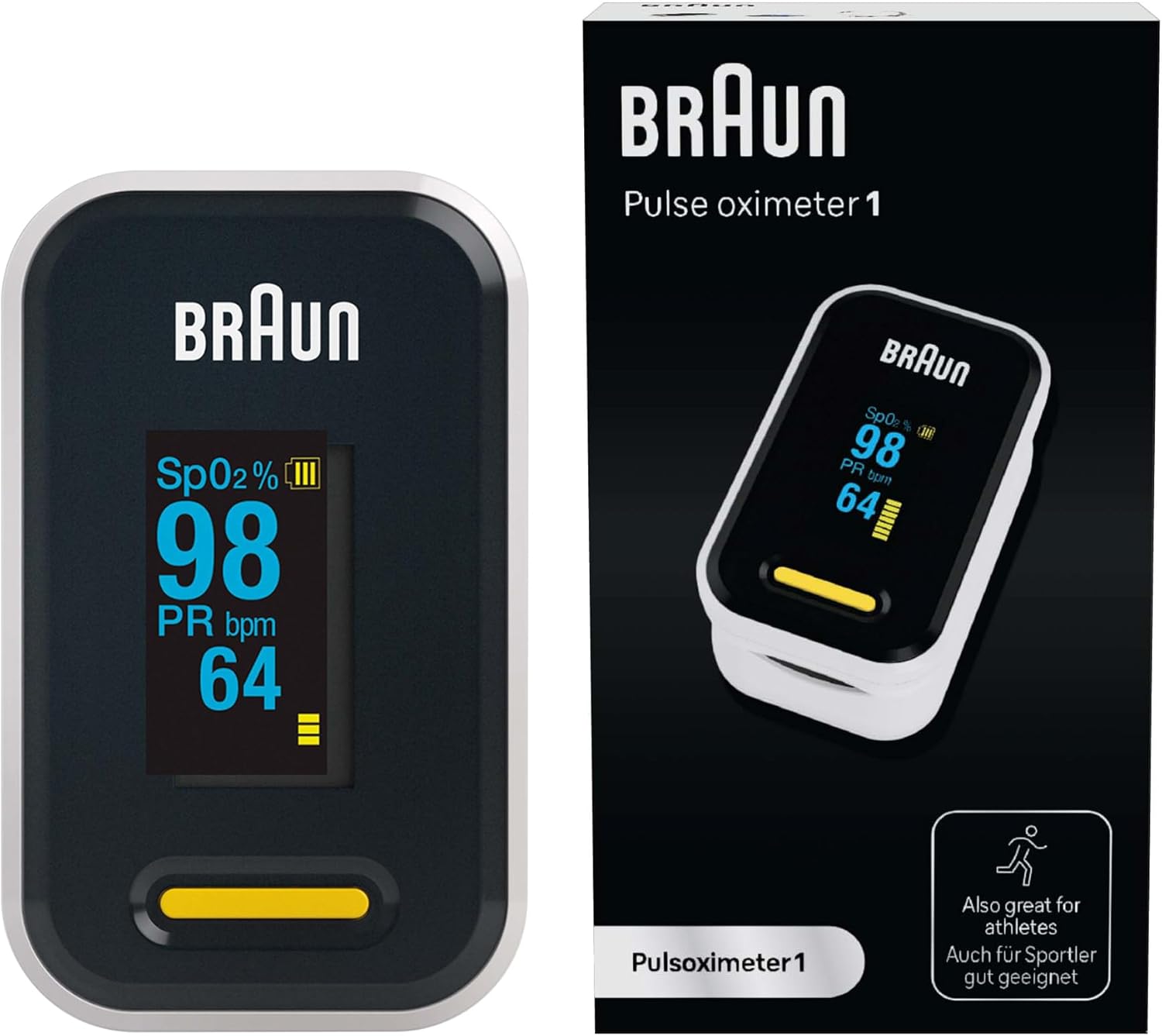 پالس اکسیمتر   برند :  BRAUN  آلمان  سری ۱   مدل YK-81CEU