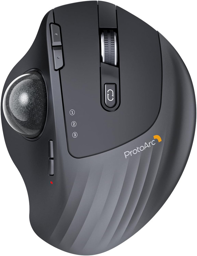 ماوس ارگونومیک بیسیم ترک بال ProtoArc EM01 NL با قابلیت کنترل با شست | قابلیت تنظیم زاویه تا 20 درجه