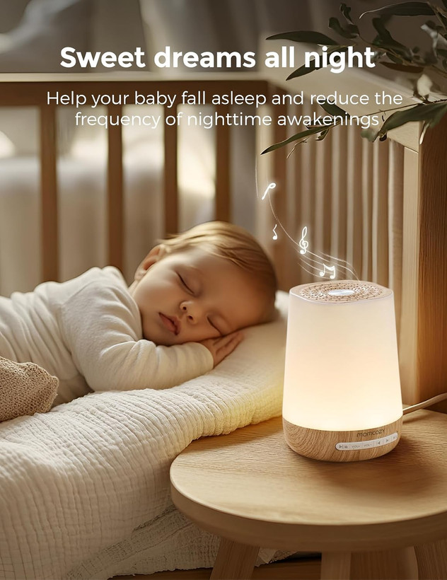 دستگاه تولید صدای نویز سفید هوشمند (خواب کودک) برند Momcozy مدل M21FWDB03