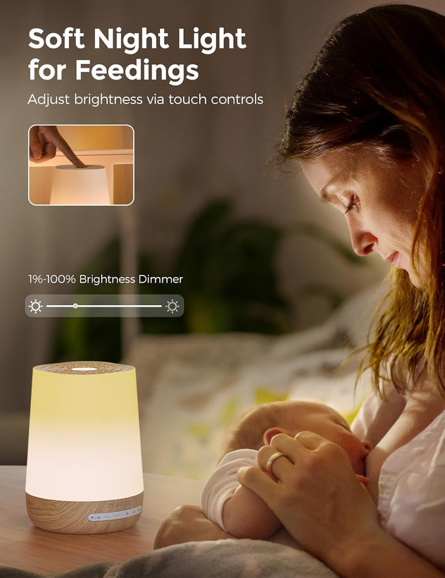 دستگاه تولید صدای نویز سفید هوشمند (خواب کودک) برند Momcozy مدل M21FWDB03