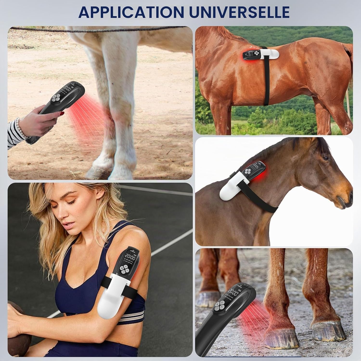دستگاه ۳ کاره فیزیوتراپی دامپزشکی برند PUPCA (لیزر سرد + تحریک عضلانی) مدل VET-MTC