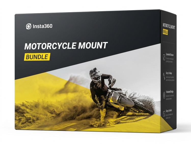 کیت اورجینال موتور سیکلت اینستا برند : insta 360 MOTORCYCLE MOUNT BUNDEL