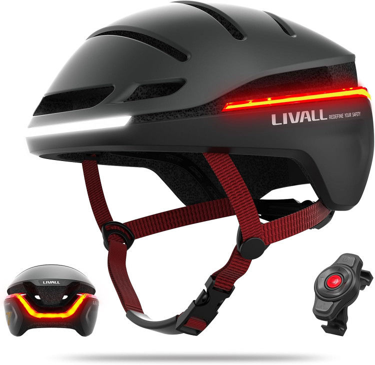 کلاه ایمنی هوشمند دوچرخه LIVALL EVO21 با چراغ (سفارش انگلیس)