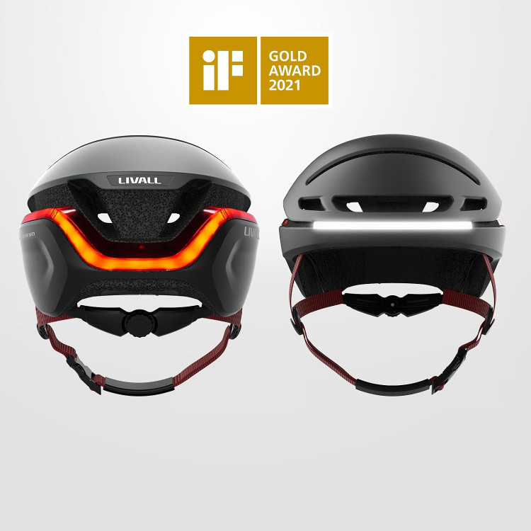 کلاه ایمنی هوشمند دوچرخه LIVALL EVO21 با چراغ (سفارش انگلیس)